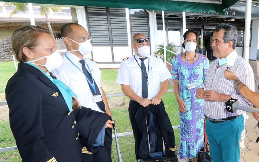Tahiti receives medical supply from China