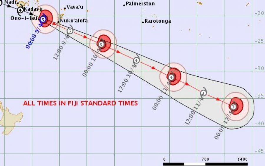 TC Harold- Strong winds felt in Tonga