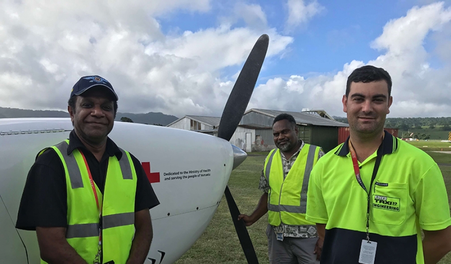 Aviation safety sector works together to respond to TC Harold