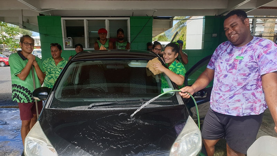 Free car wash, sausage sizzles and drinks