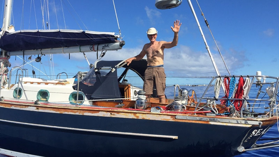 ‘Safest man on the planet’ is back on dry land after 267-day sailing odyssey