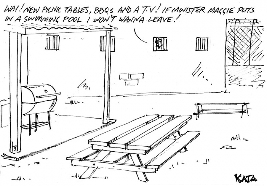 Kata: Picnic tables for inmates