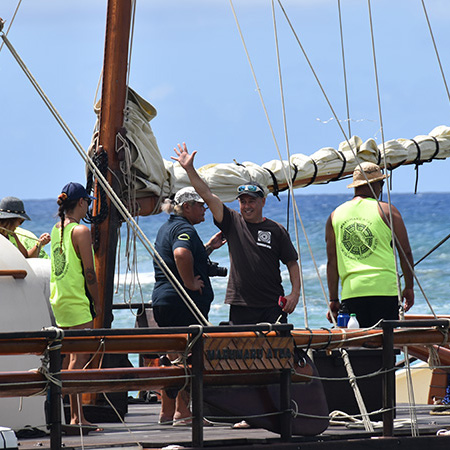 PM joins vaka voyage to Aitutaki