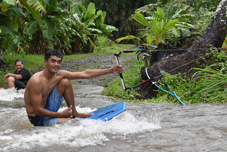 IN PICTURES: Rain, rain, and more rain in Rarotonga