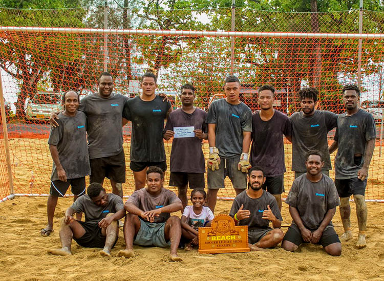 Wantoks crowned beach soccer champions