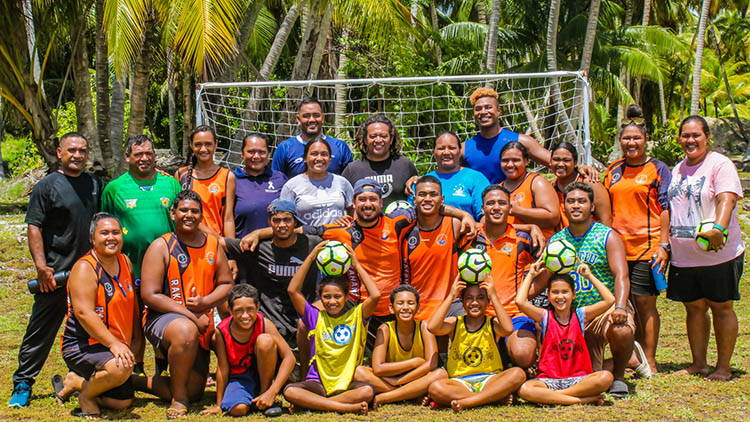 Football reaches northern group islands