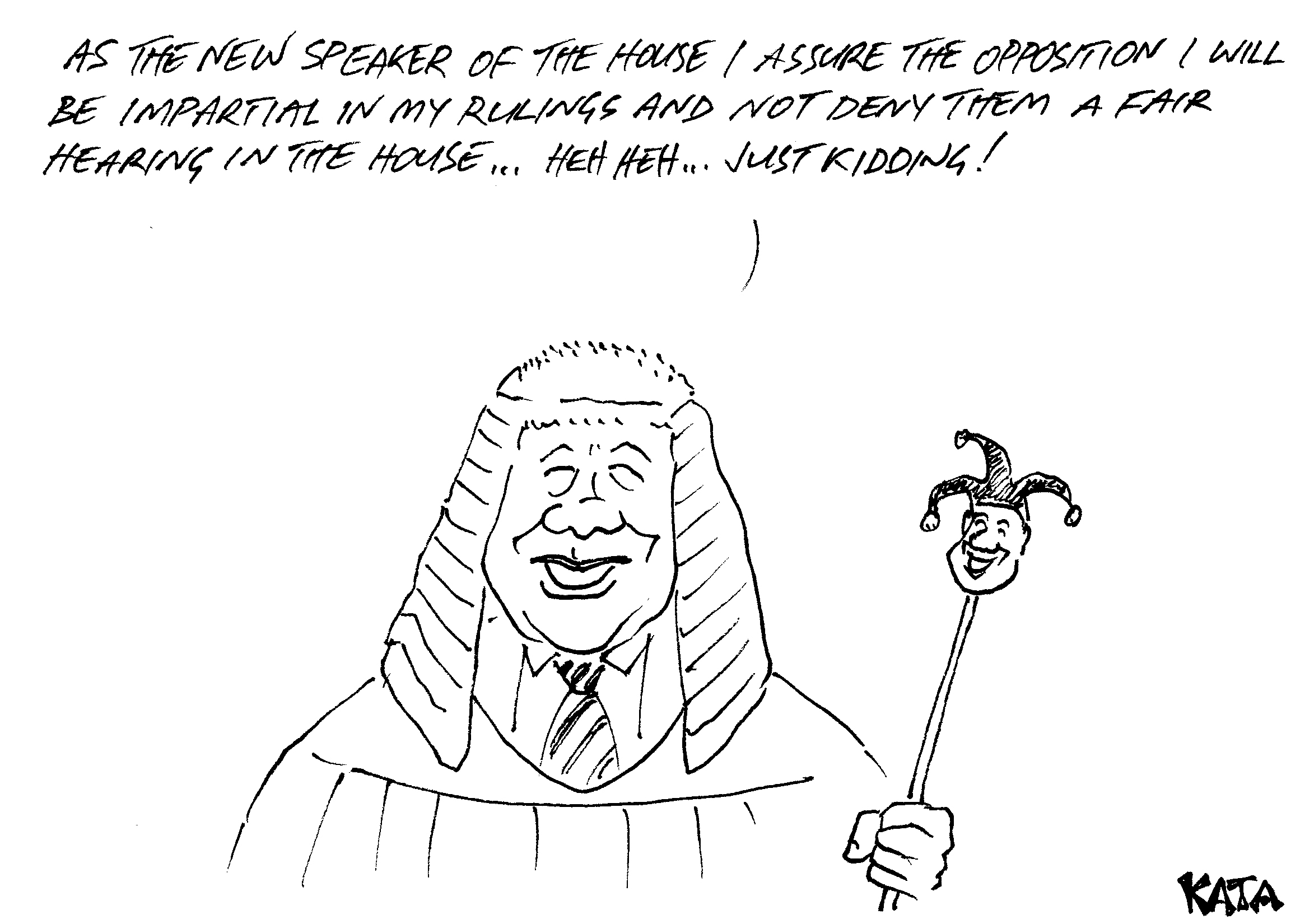 KATA: New Speaker of Parliament