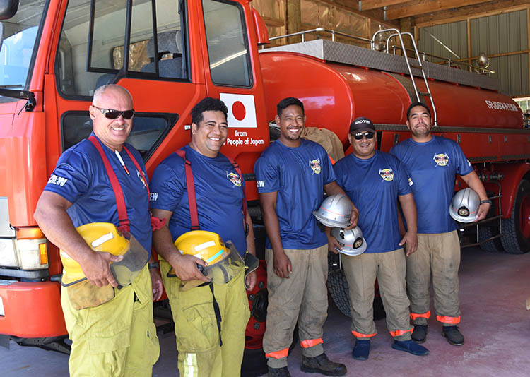 Many help Aitutaki’s Volunteer Fire Brigade