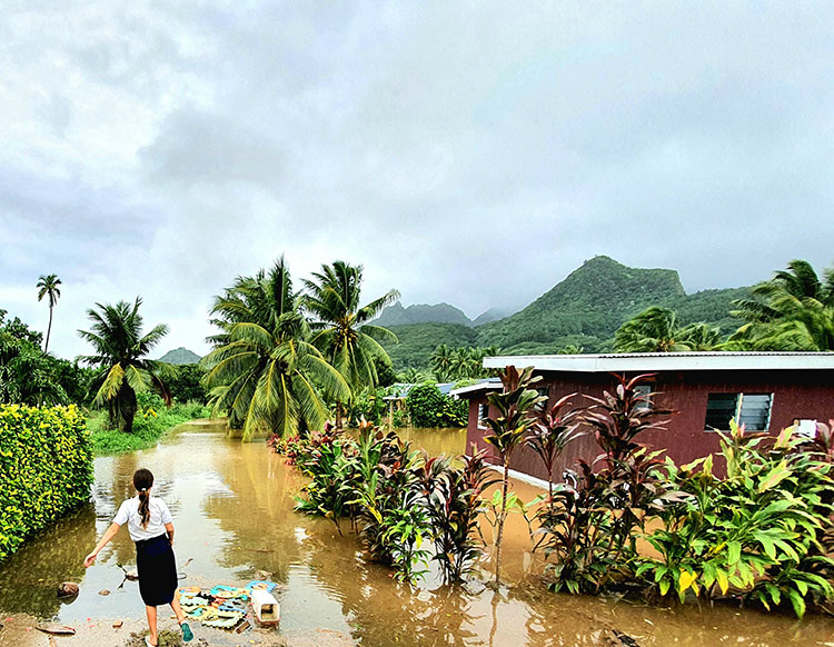 Rarotonga residents recover from floods