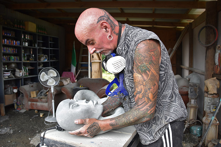 Carving a life in stone