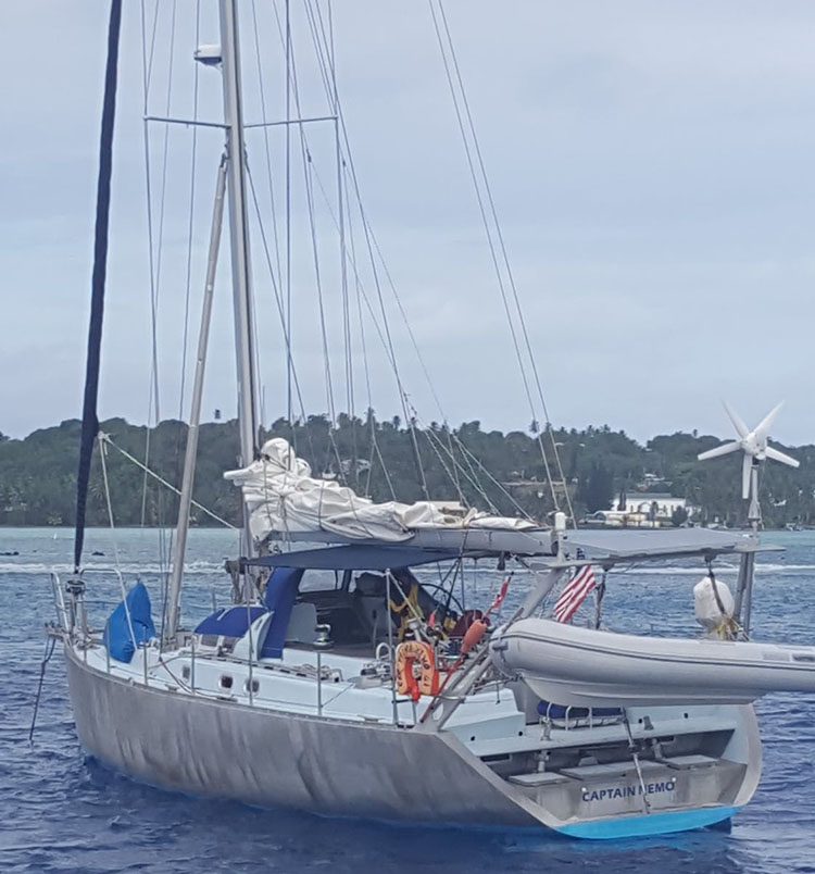 Yacht permitted to shelter off Aitutaki