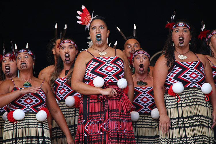 Kapa haka for Te Maeva Nui