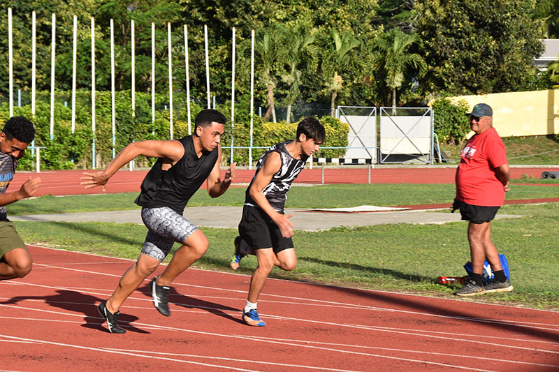 Athletes battle for personal bests