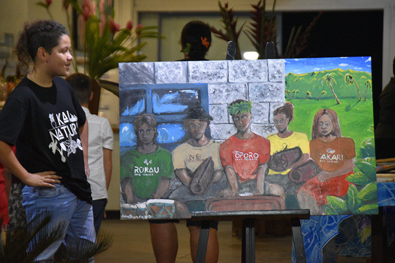 Paintings celebrate Polynesian culture