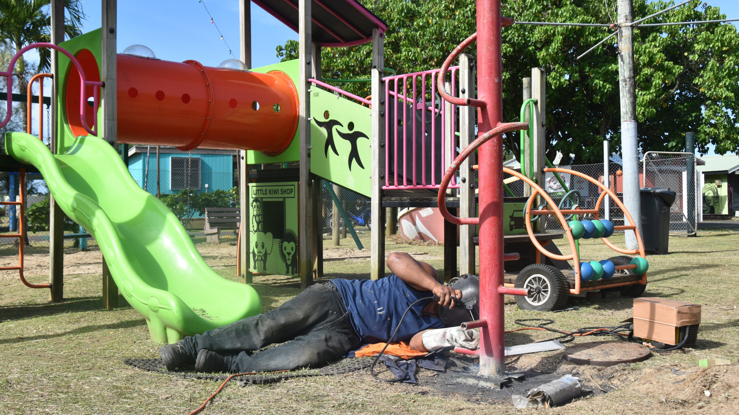 Remedial work at Punanga Nui Playground ‘almost finished’