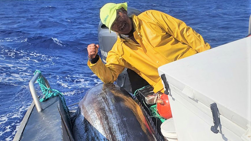 237 kilo blue marlin wins top spot in fishing event