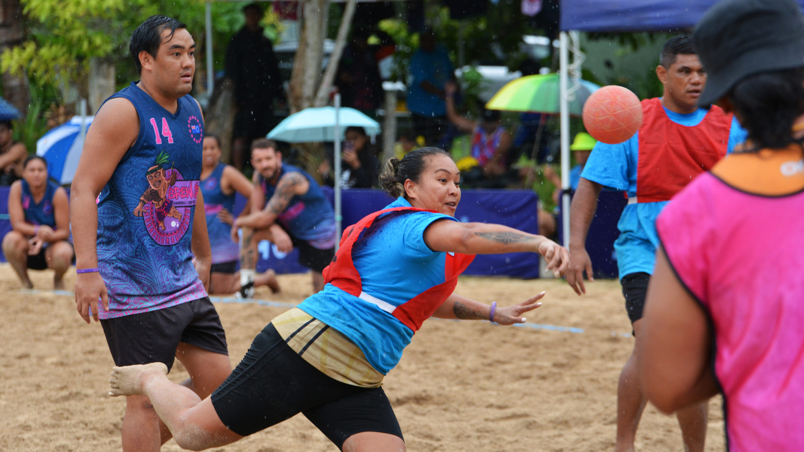 Tea-keys seal top spot after day two of Beach Games competition