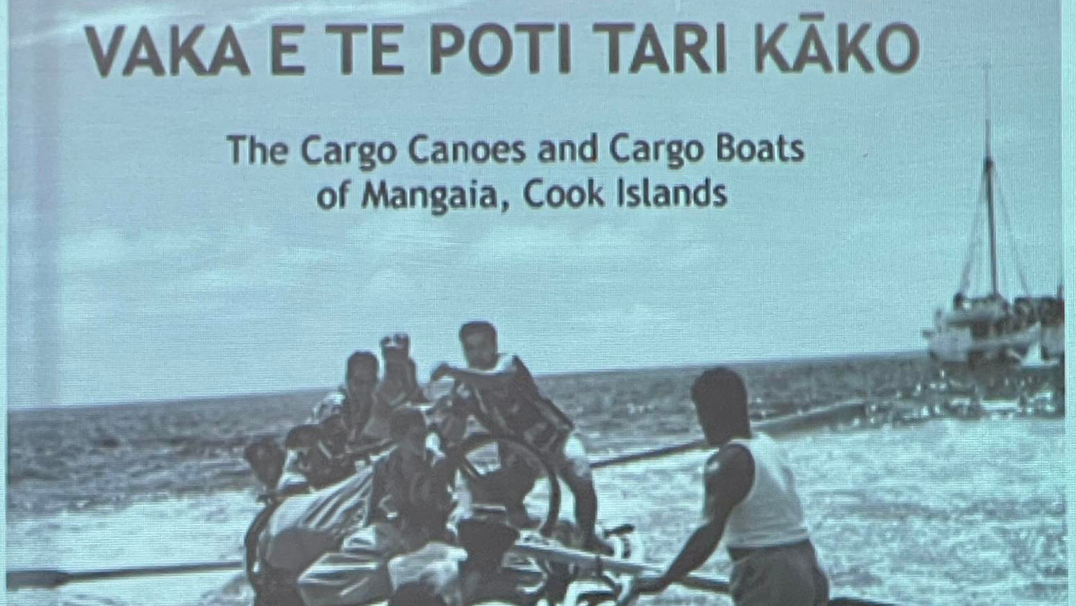 Book on lost era of heroic Mangaian boatmen launched