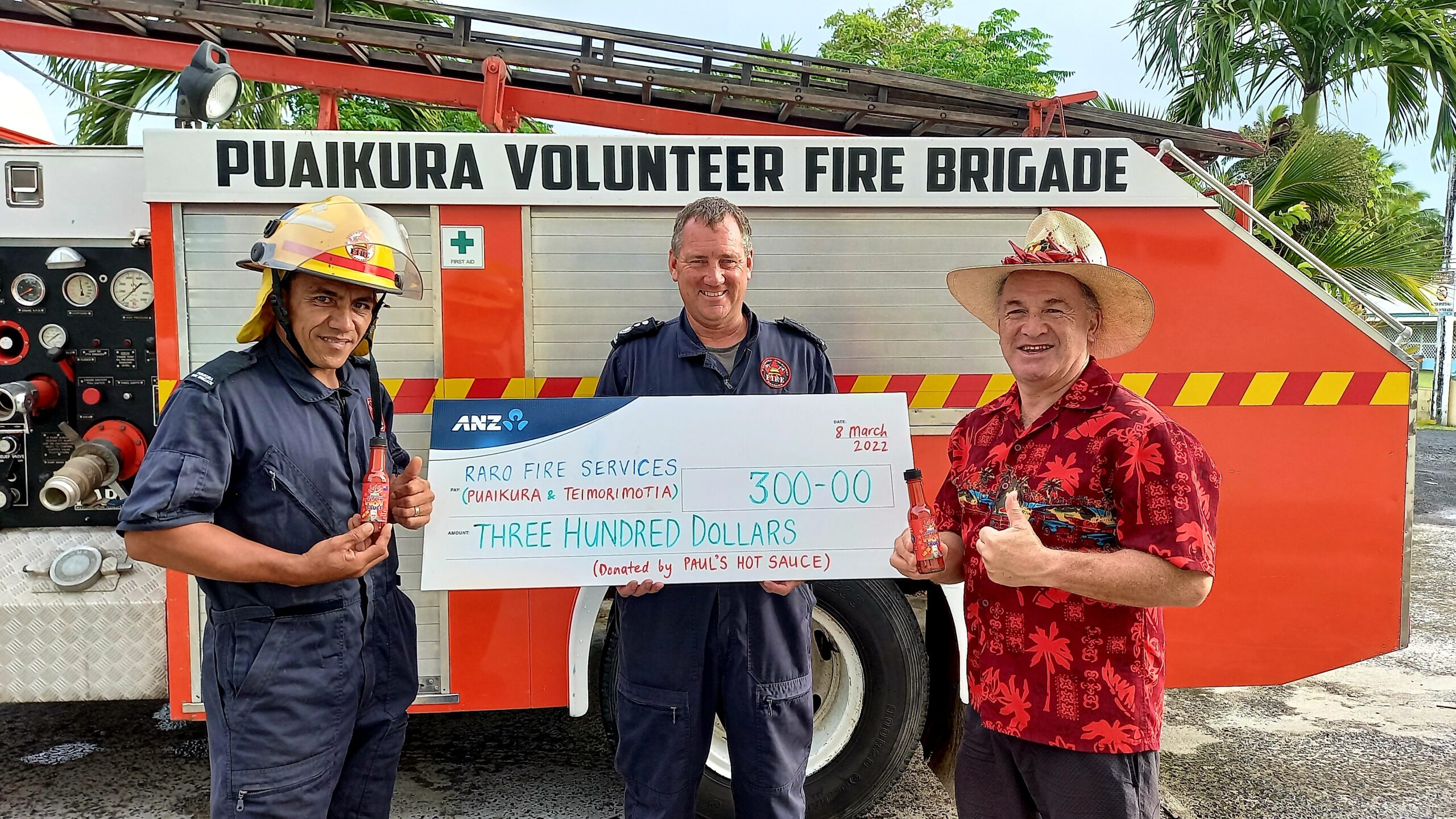 Donation for voluntary fire brigades