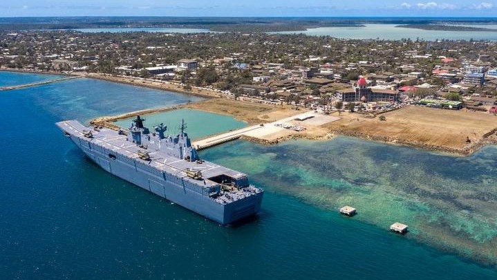 Tonga to enter lockdown after port workers test positive for Covid-19