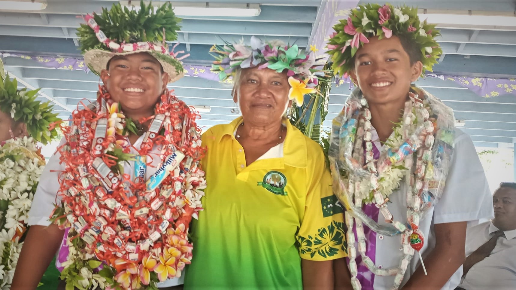 Manihiki student leaders pledge ‘to do their very best’