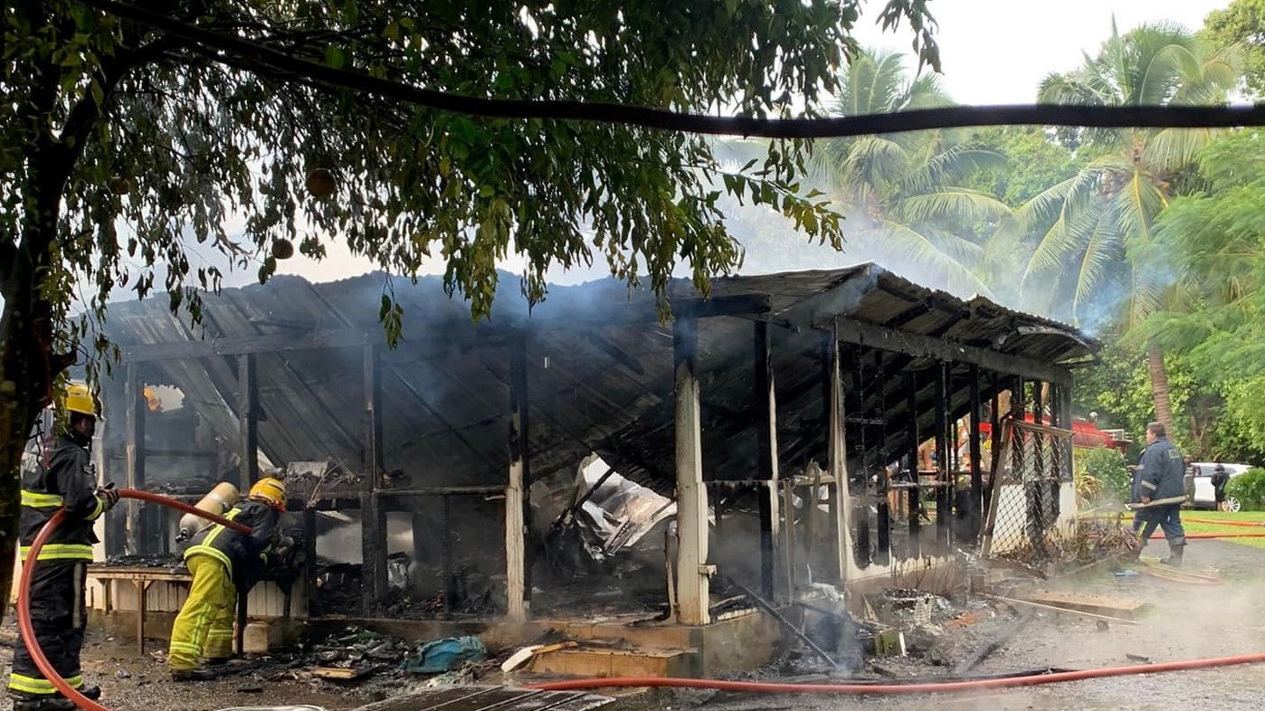 Fire destroys Titikaveka home