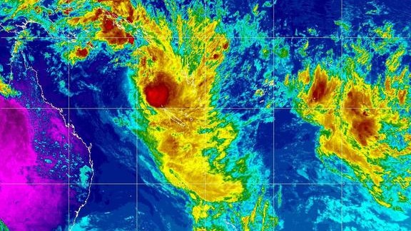 Cyclone forms northwest of New Caledonia