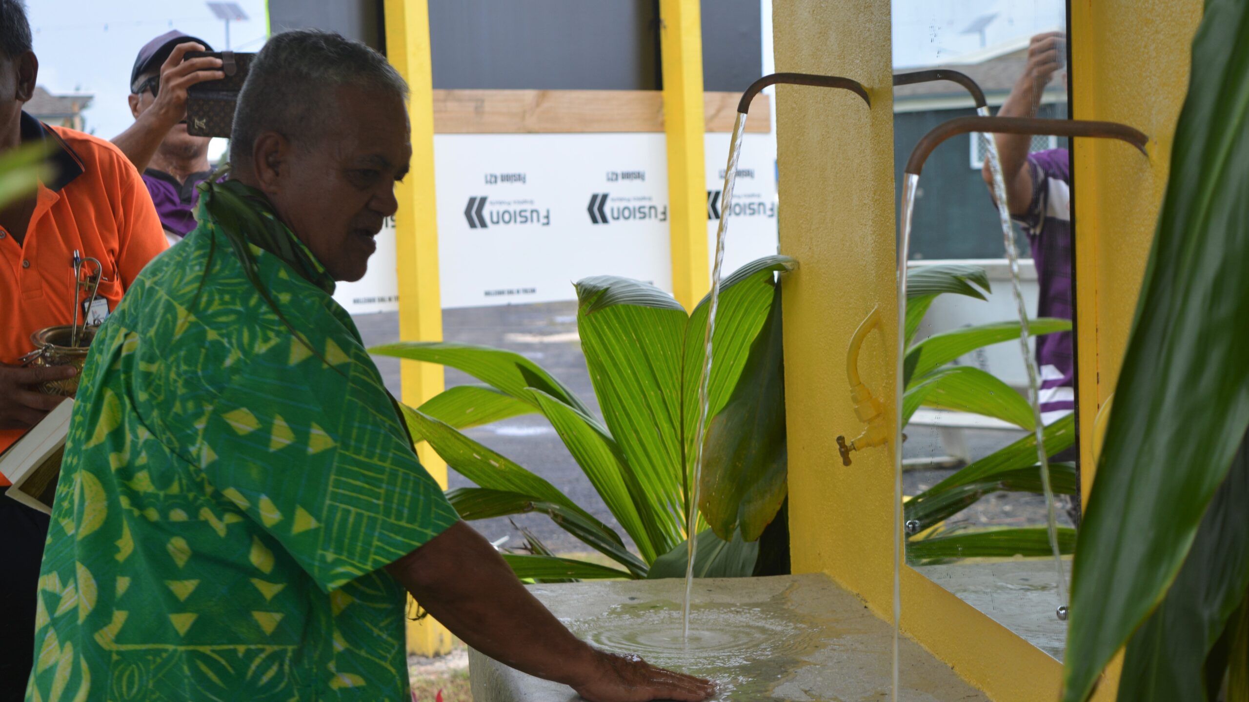 Minister Angene’s water station ready for use