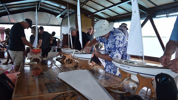 Electron sailors set sail on Aitutaki Lagoon