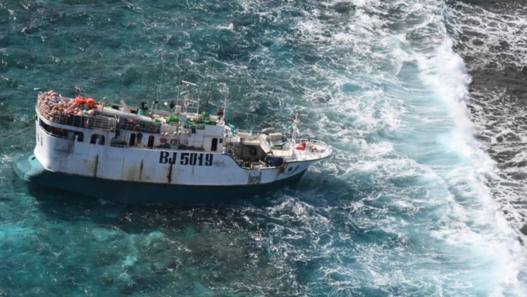 Niue tight lipped but concerned over grounded Taiwanese ship