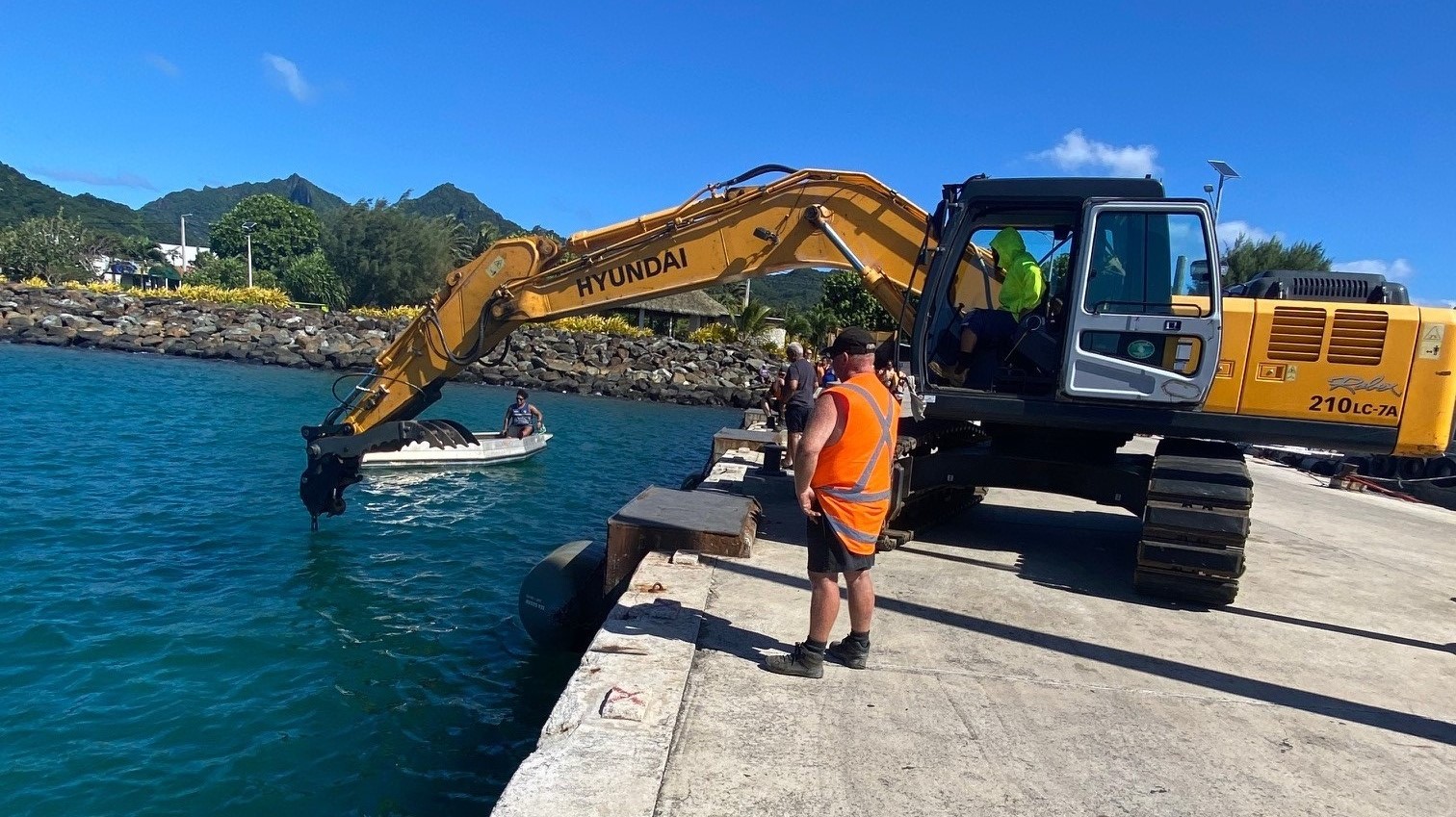 Dredging work completed at Avatiu harbour