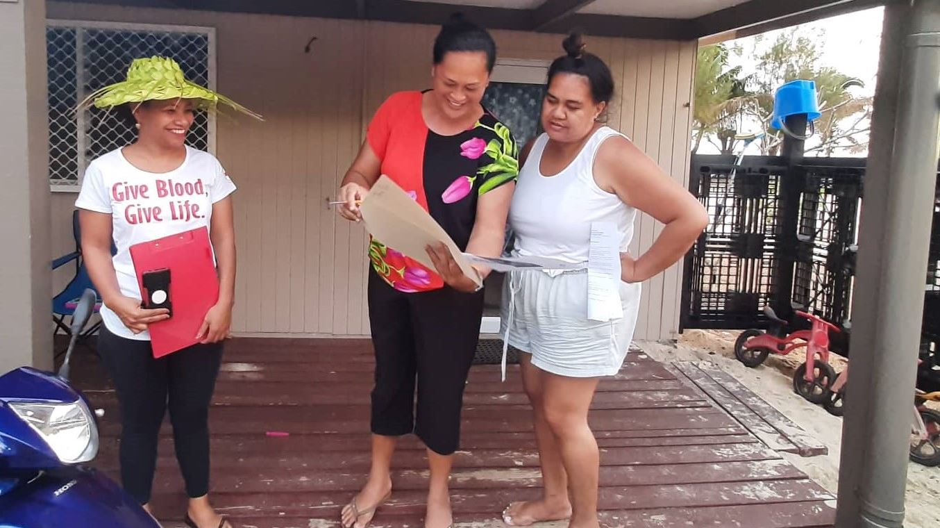 Red Cross distributes vouchers to King Tide victims