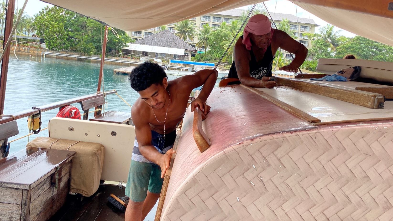 Voyaging Society crew to sail Palau’s Vaka Motu