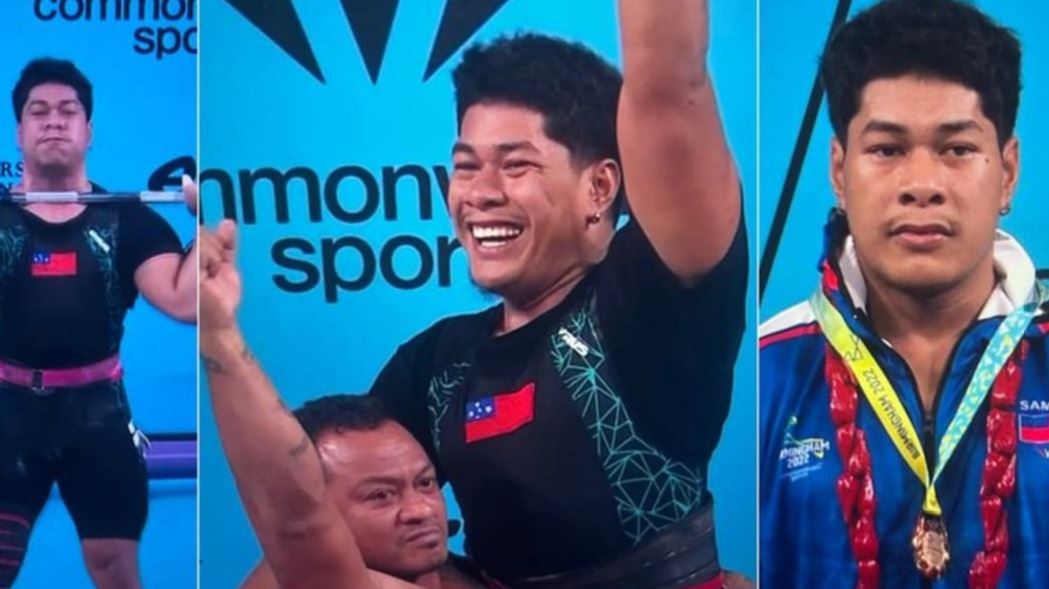 Samoan Opeloge snatches Games gold with monster lifts