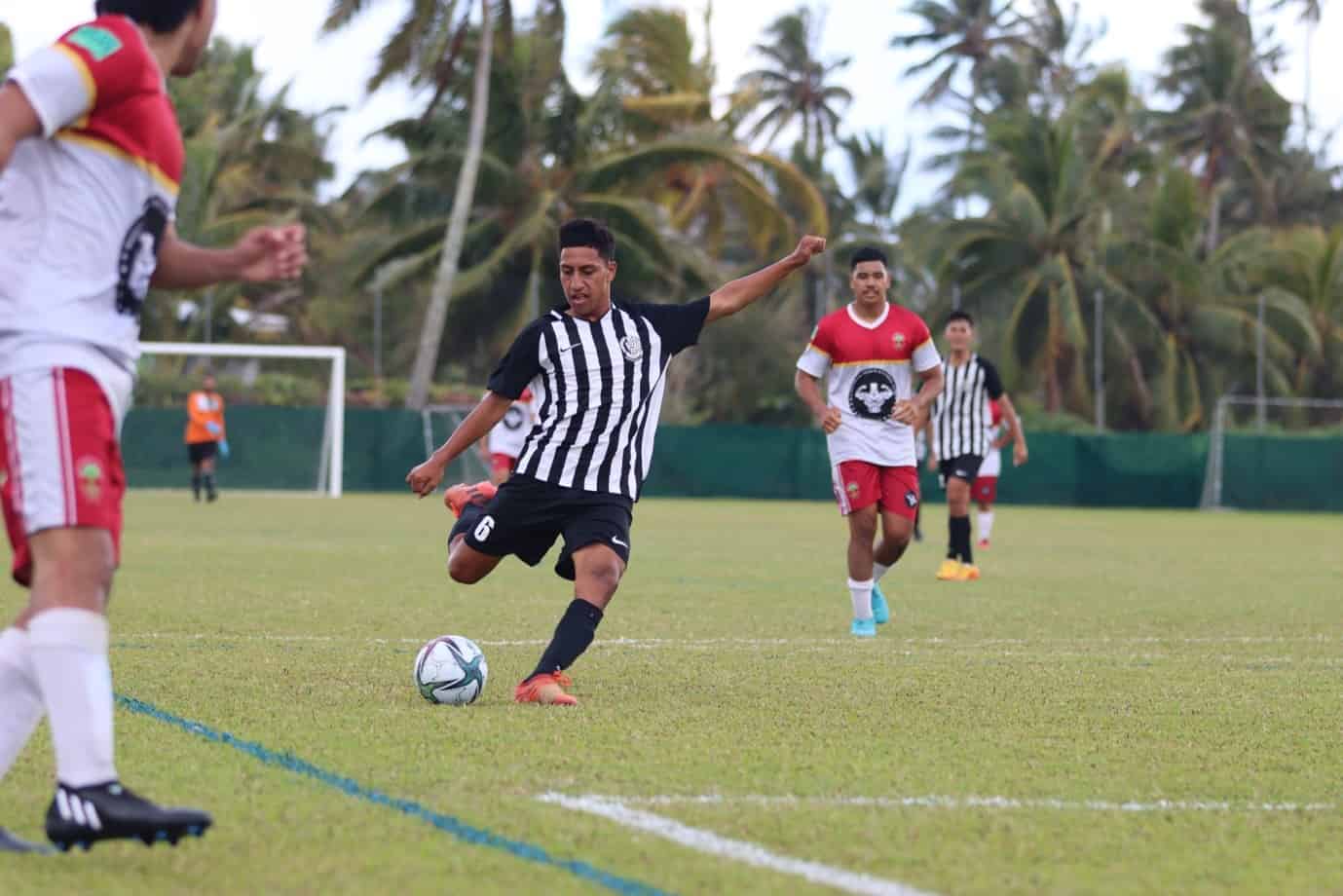 Men in black dominate Cook Islands football