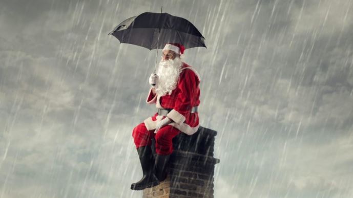Showers on the way for Christmas Day