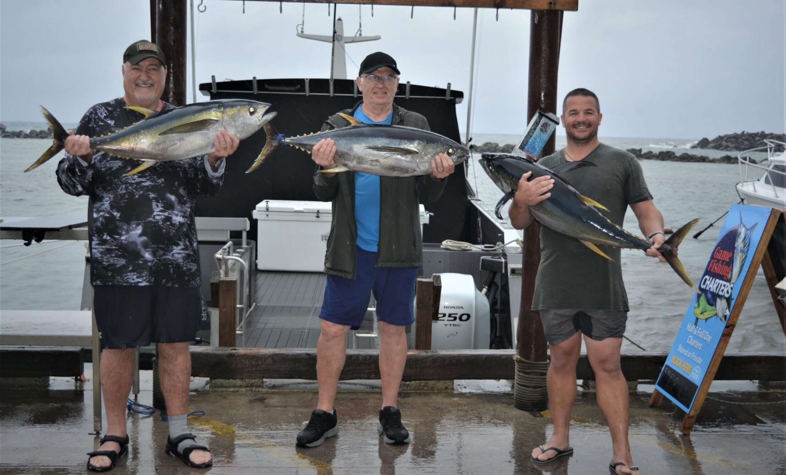 Fishing charter lands good catch – on land and at sea