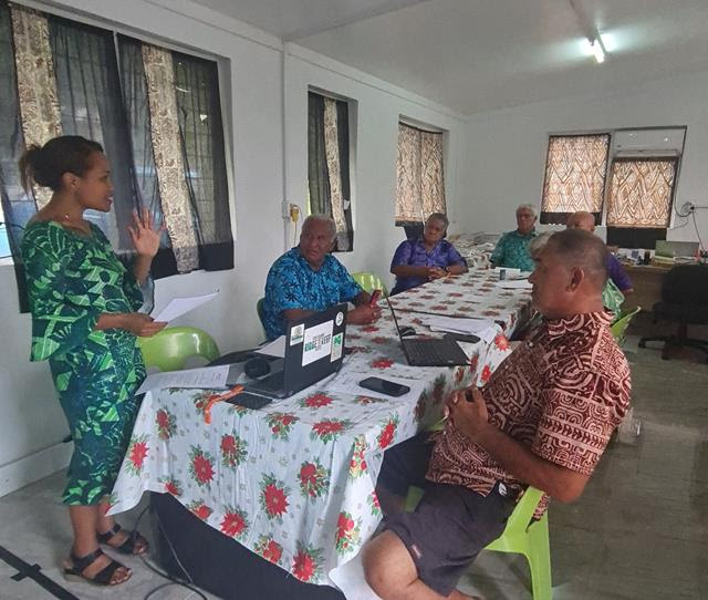 Induction training for Aitutaki Environment Authority members