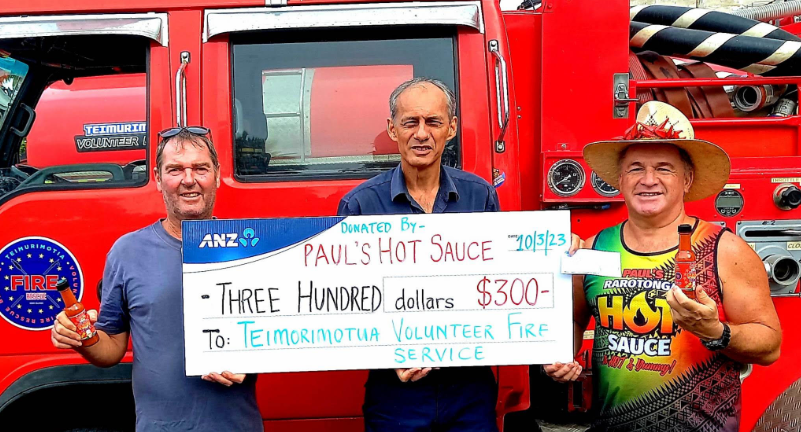 Fire service boosted with $600 donation
