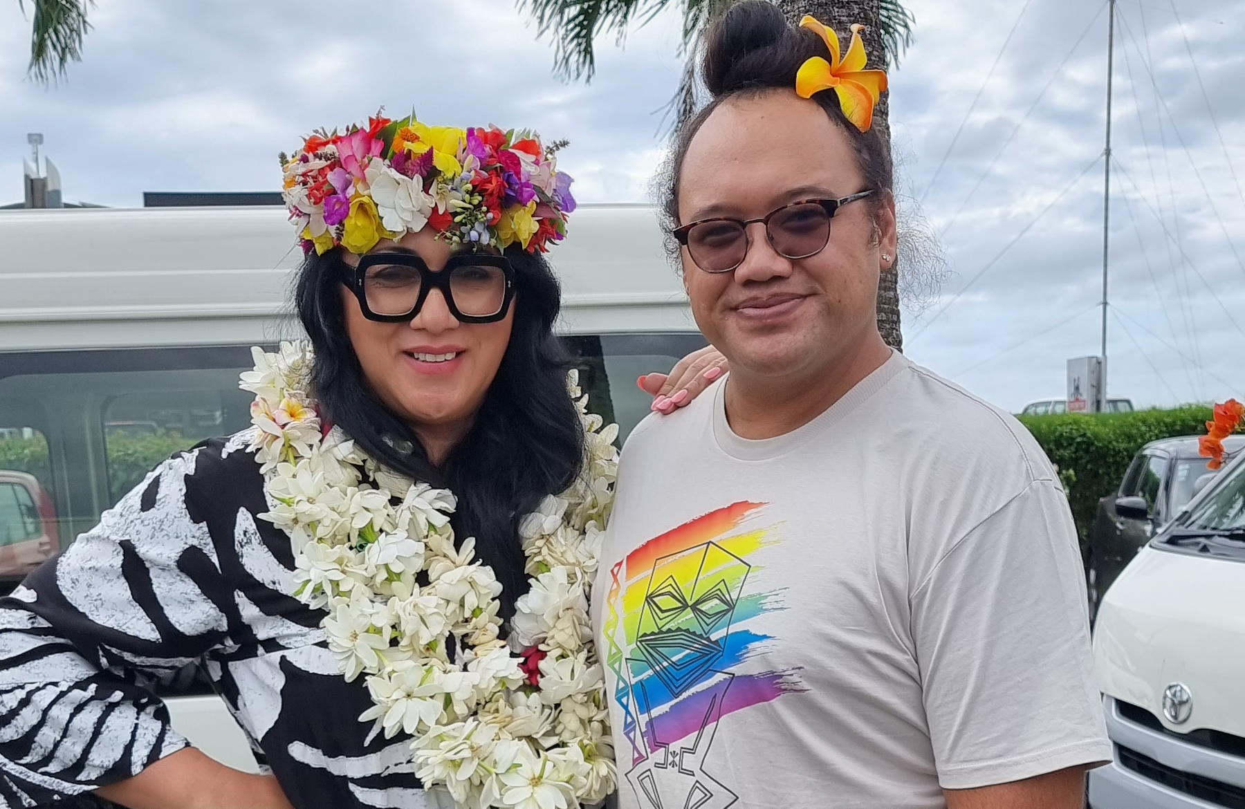 Renowned LGBTQI+ rights activist arrives for IDAHOBIT Day event