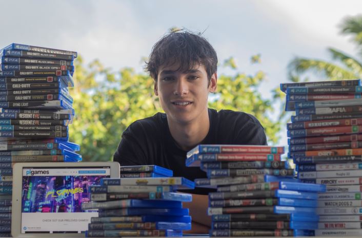 Teen launches online store selling pre-loved games