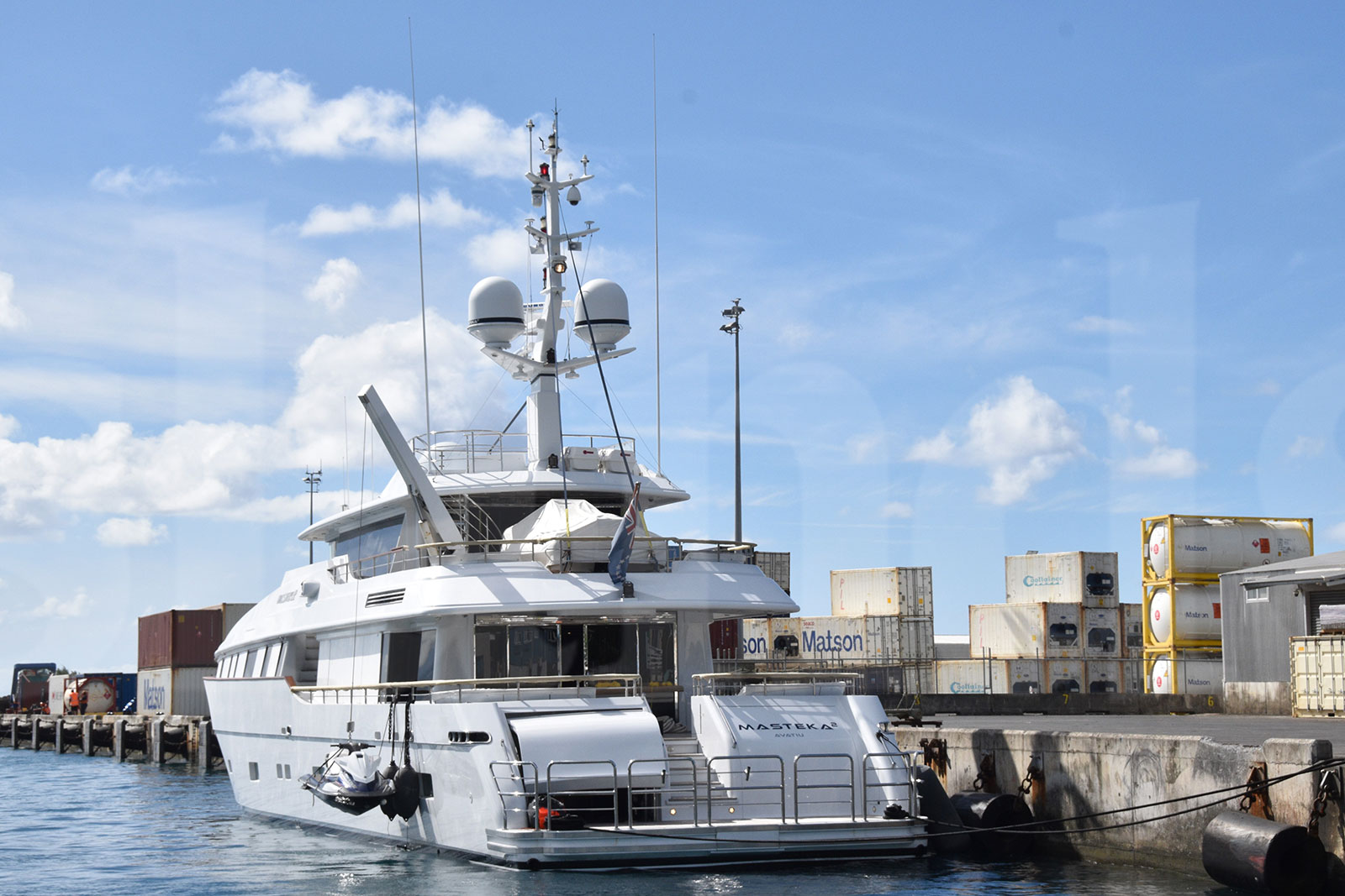 Cook Islands flagged super yacht pays home port its first visit