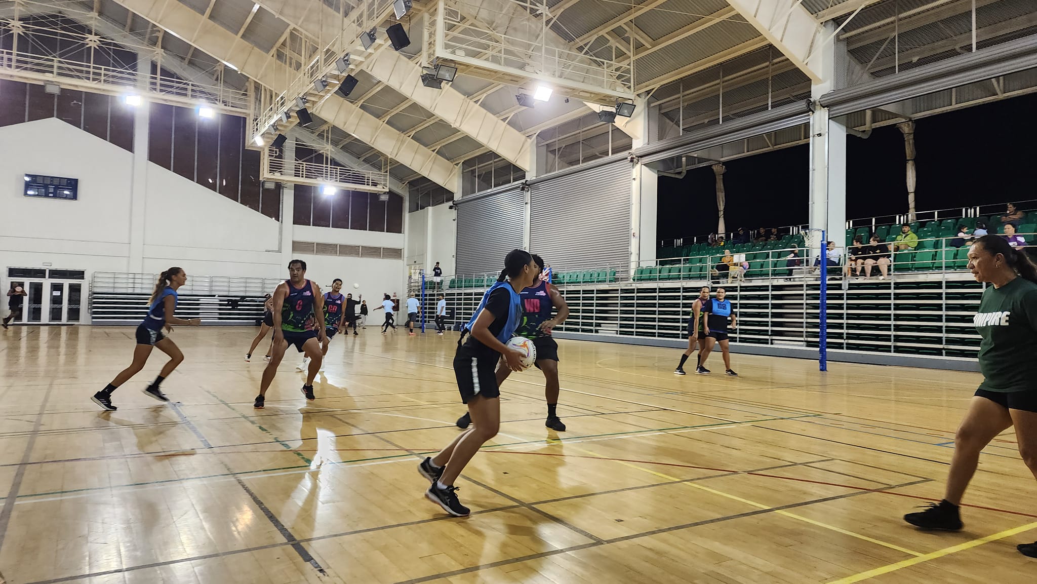 Team spirit in Men’s Netball competition