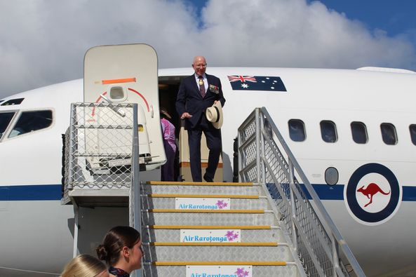 Australian Governor-General arrives in the Cook Islands