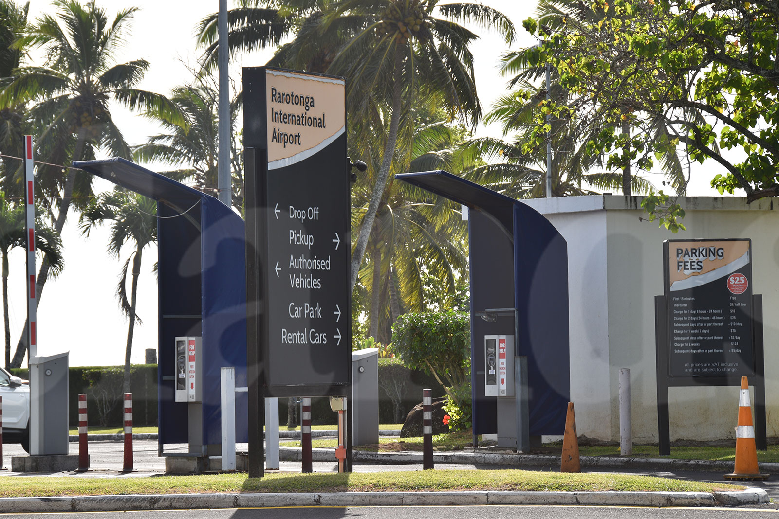 Rarotonga International Airport parking system back online after $17,000 repair