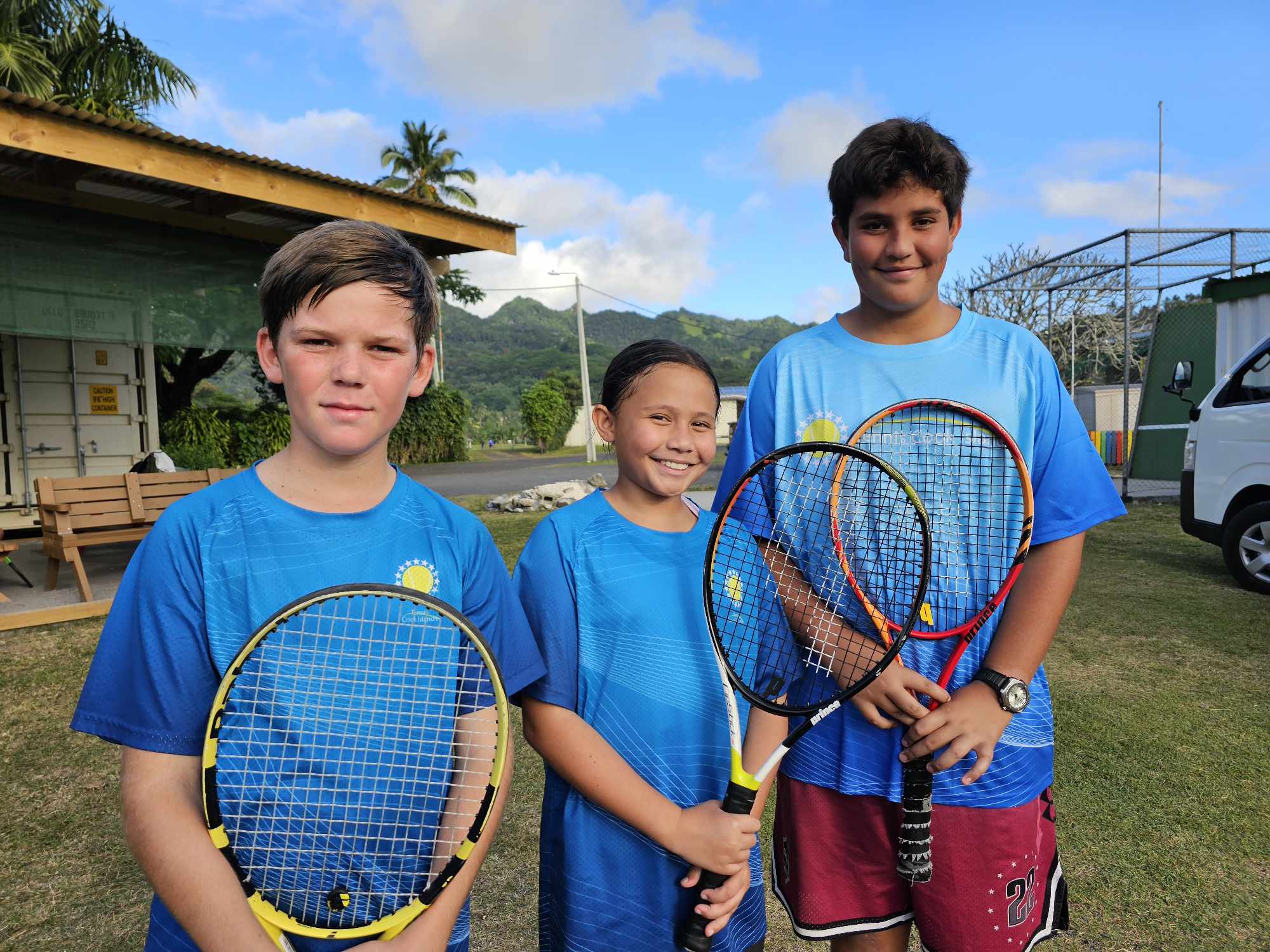 Tennis youngsters represent Cook  Islands at 2023 AIMS Games, NZ