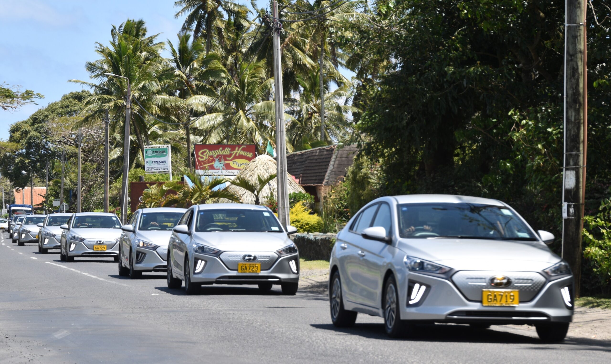 Electric vehicles hit the road for WCPFC20 meeting on Rarotonga