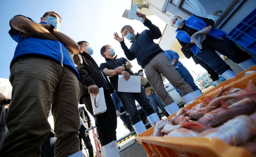 IAEA team gathers marine samples near Fukushima