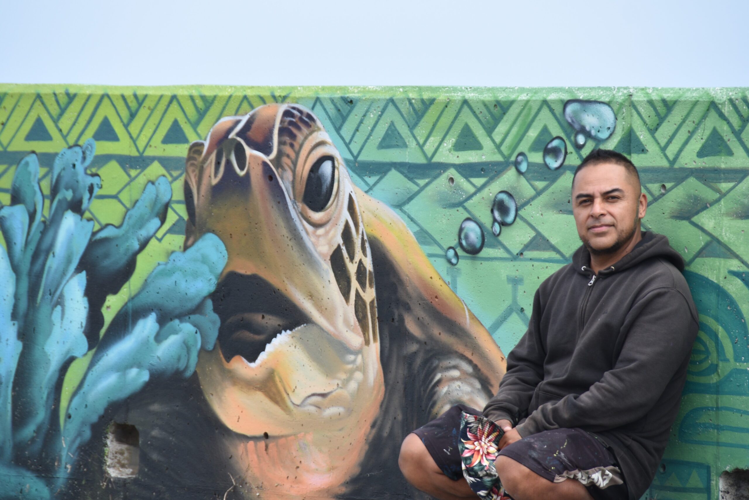 Te Marae Moana’s ocean-themed mural project nears completion