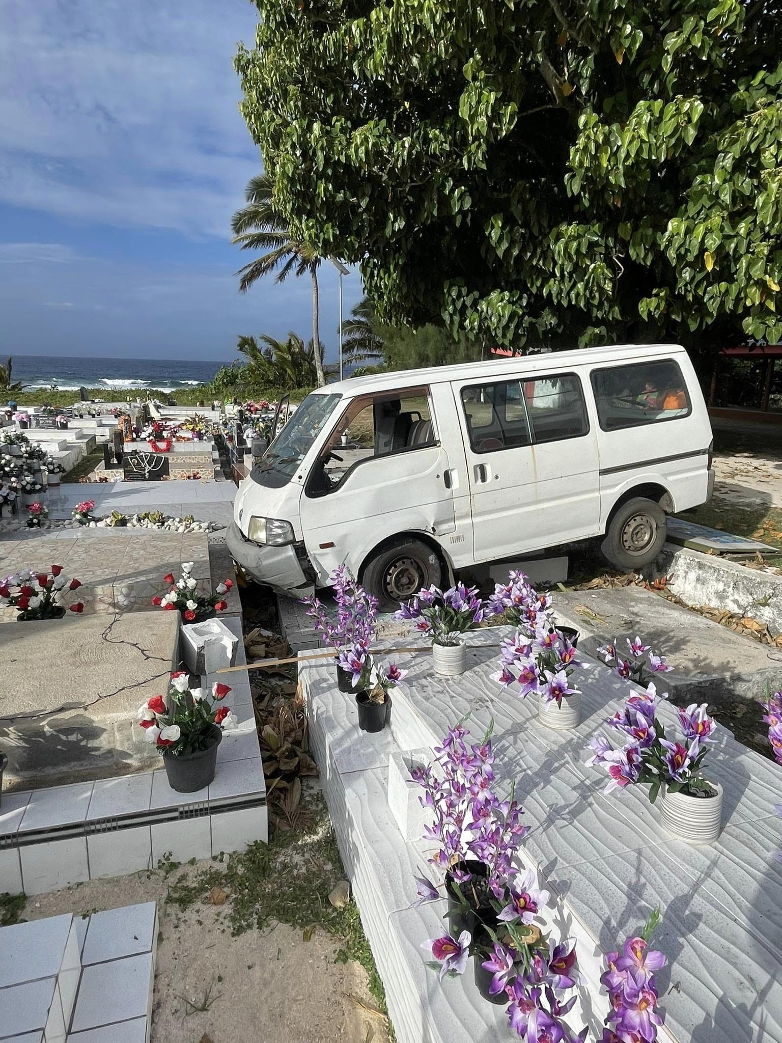 Grave mistake:  Senior motorist takes ‘wrong turn’ at Panama Cemetery
